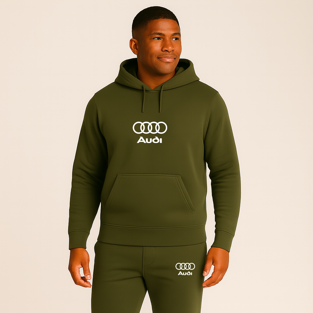 Men's Audi Motorsports Car Hoodie Joggers Set
